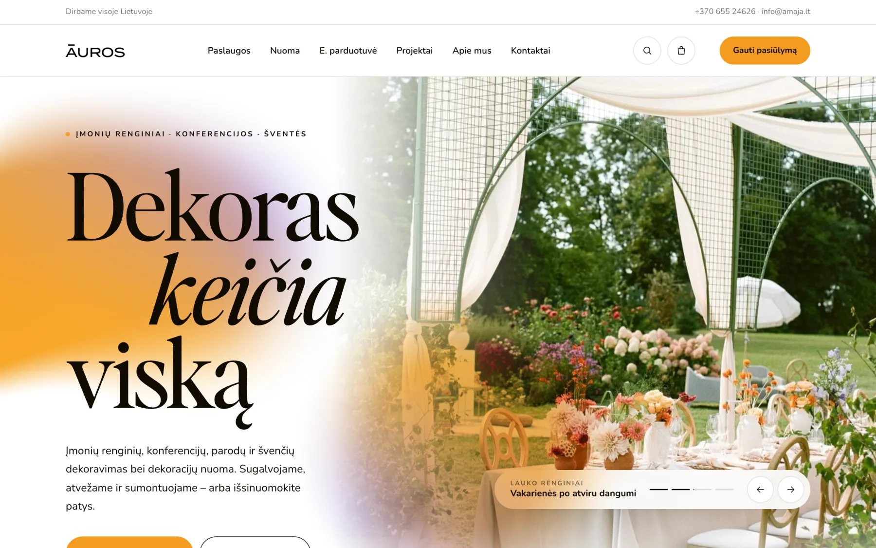 ĀUROS website