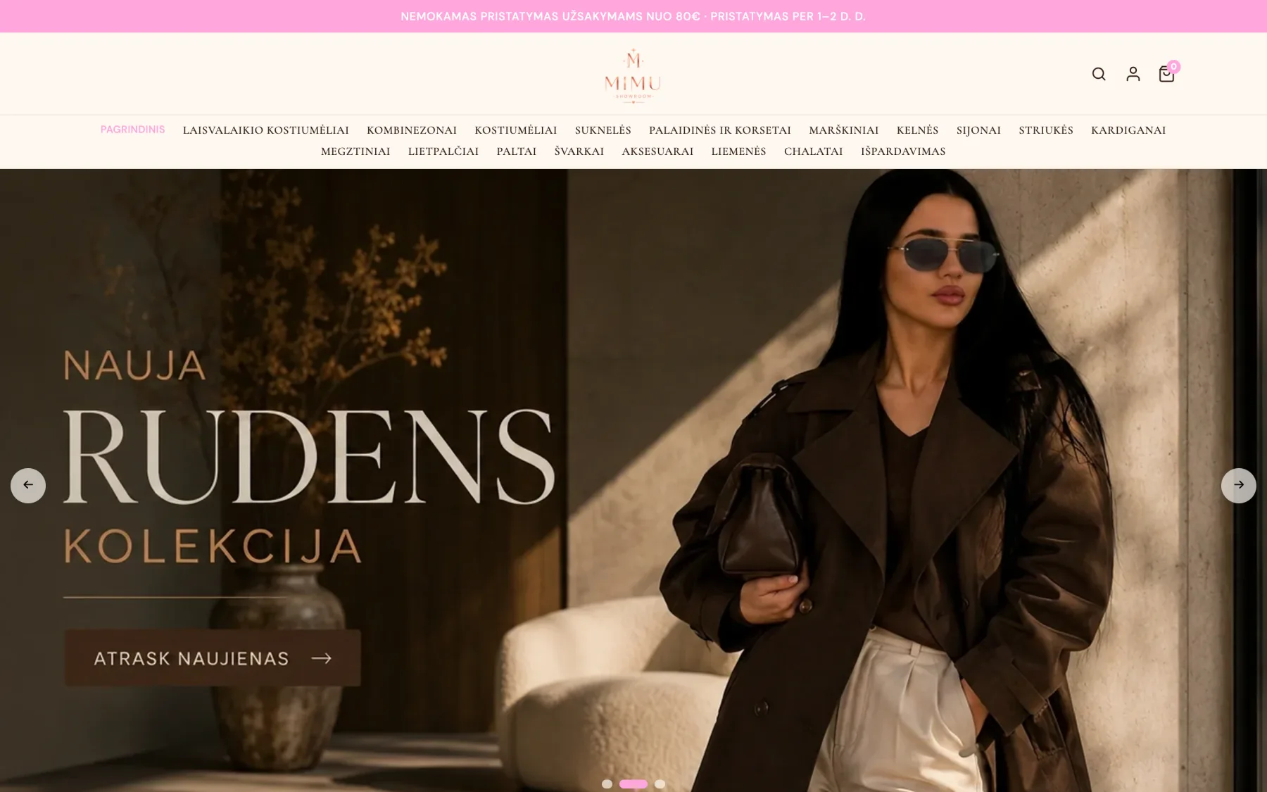 MIMU Showroom website